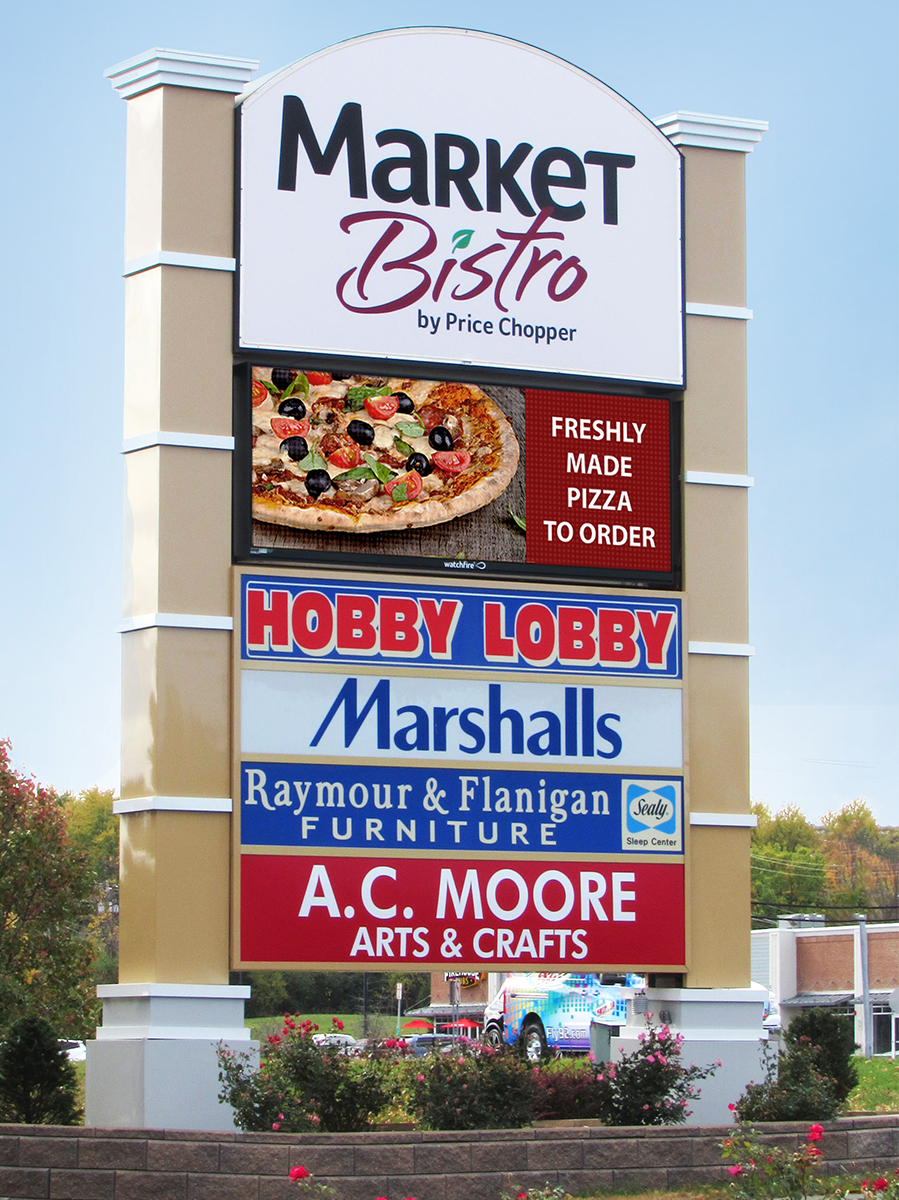 Market Bistro - 19mm Watchfire LED sign